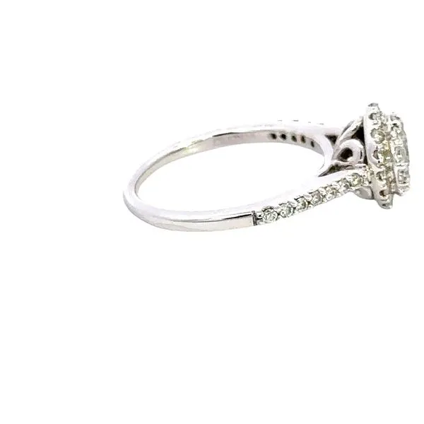Estate 14KW Diamond Cluster Ring 0.50CTW Image 3 Kiefer Jewelers Lutz, FL