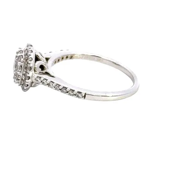 Estate 14KW Diamond Cluster Ring 0.50CTW Image 4 Kiefer Jewelers Lutz, FL