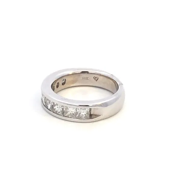 Estate 14K White Gold 2 Carat Band Image 4 Kiefer Jewelers Lutz, FL