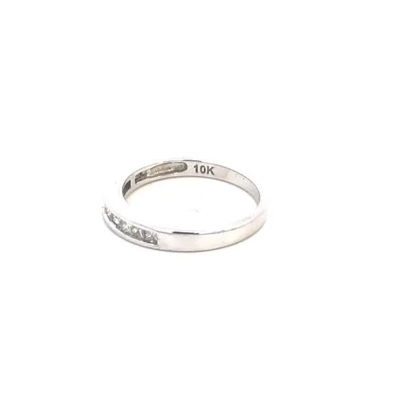 Estate 10KW Princess Cut Diamond Channel Set Wedding Band. Image 4 Kiefer Jewelers Lutz, FL