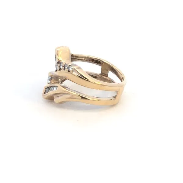 Estate 14KY Diamond Engagement Ring Enhancer Image 4 Kiefer Jewelers Lutz, FL
