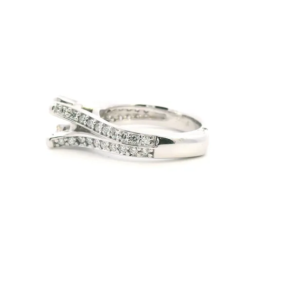 Estate 18KW A.Jaffe Diamond Semi-Mounting Image 4 Kiefer Jewelers Lutz, FL