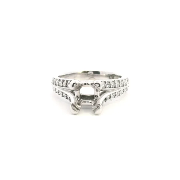Estate 18KW A.Jaffe Diamond Semi-Mounting Kiefer Jewelers Lutz, FL