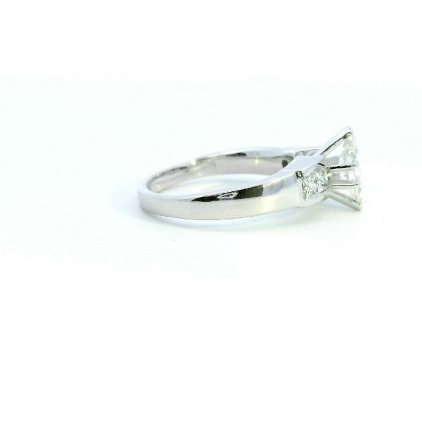 Estate 14KW Marquise Diamond Engagement Ring Image 3 Kiefer Jewelers Lutz, FL