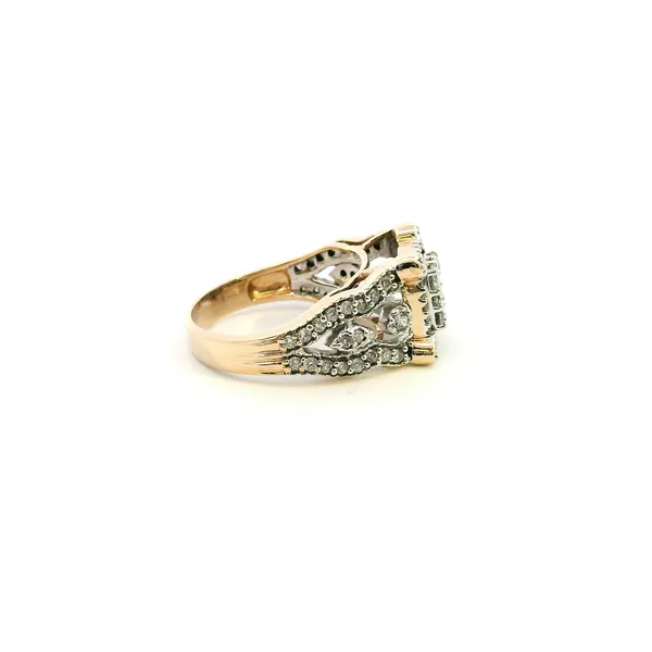 Estate 14KYW Diamond Fashion Ring Image 3 Kiefer Jewelers Lutz, FL