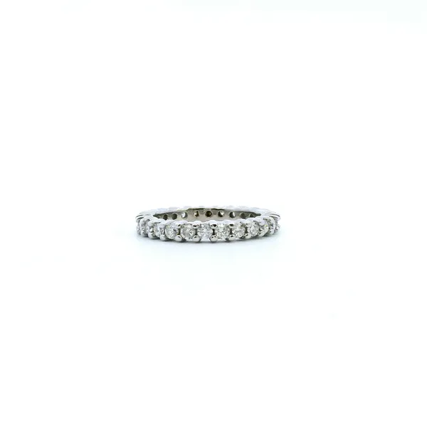 Estate 14KW 0.75CTW Diamond Eternity Band Image 3 Kiefer Jewelers Lutz, FL