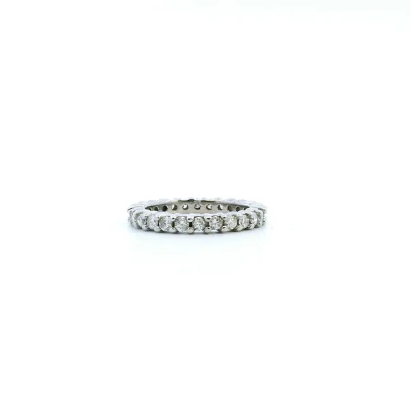 Estate 14KW 0.75CTW Diamond Eternity Band Image 4 Kiefer Jewelers Lutz, FL