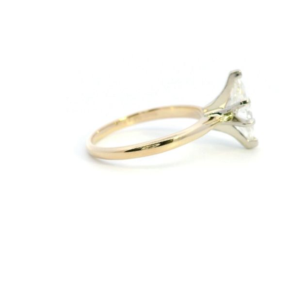 Estate 14KY 1CT Marquise Diamond Solitaire Ring Image 3 Kiefer Jewelers Lutz, FL