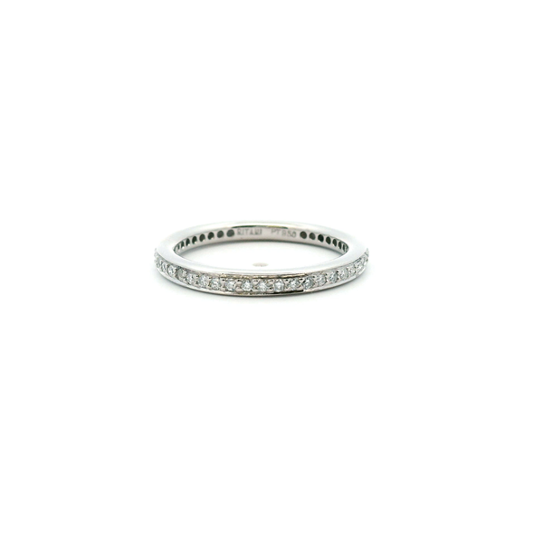 Estate Plat 0.25CTW Diamond Eternity Band Kiefer Jewelers Lutz, FL