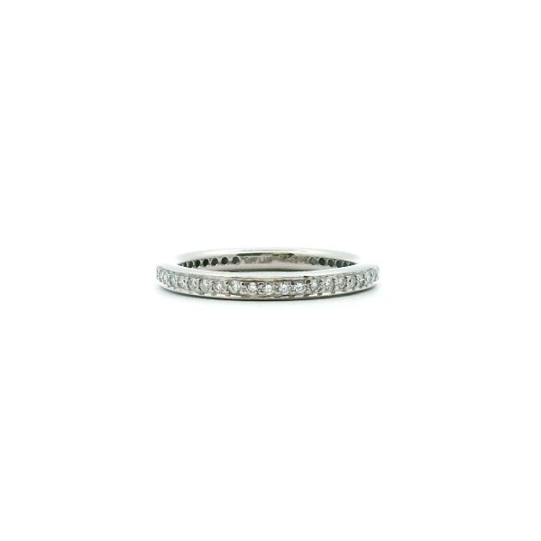 Estate Plat 0.25CTW Diamond Eternity Band Kiefer Jewelers Lutz, FL