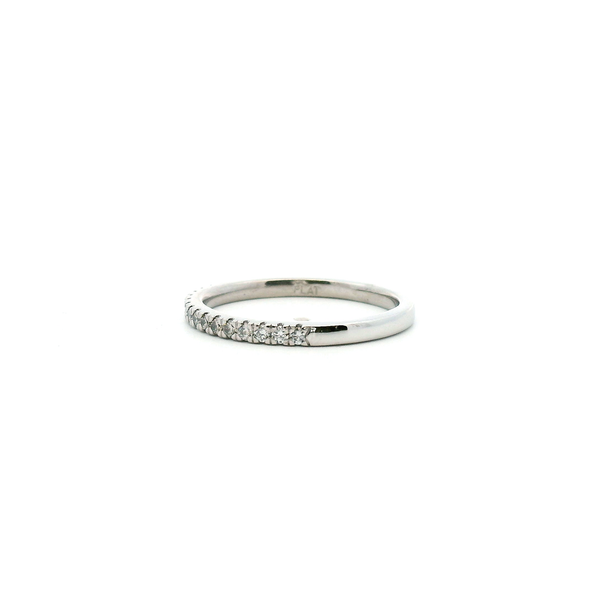 Estate Platinum 0.20CTW Diamond Wedding Band Image 4 Kiefer Jewelers Lutz, FL