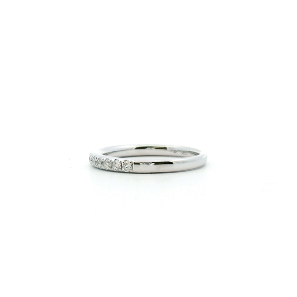 Estate 14KW 0.27CTW Diamond Wedding Band Image 4 Kiefer Jewelers Lutz, FL