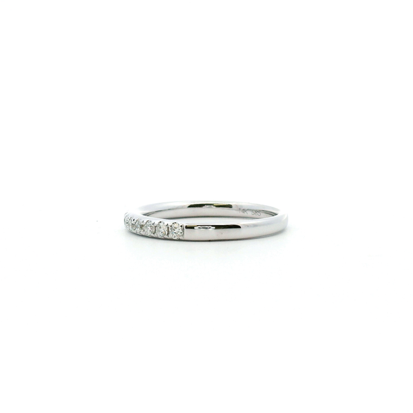 Estate 14KW 0.27CTW Diamond Wedding Band Image 4 Kiefer Jewelers Lutz, FL