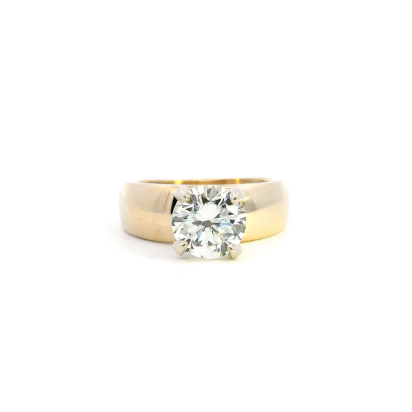 Estate 14KY 2.04CT Round Solitaire Engagement Ring Kiefer Jewelers Lutz, FL