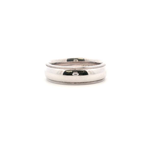 Estate 14KW 6MM Milgrain Wedding Band Kiefer Jewelers Lutz, FL