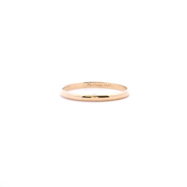 Estate 10KY 1.8MM Wedding Band Image 4 Kiefer Jewelers Lutz, FL
