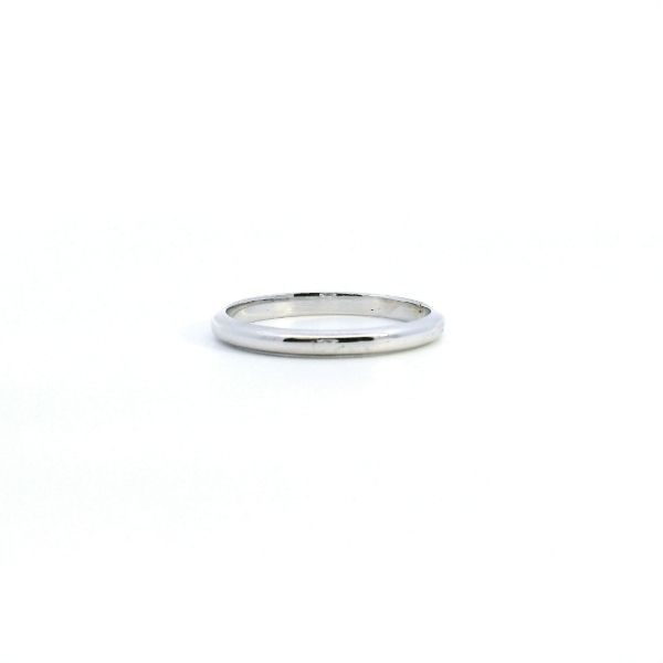 Estate 18KW 2MM Wedding Band Image 4 Kiefer Jewelers Lutz, FL