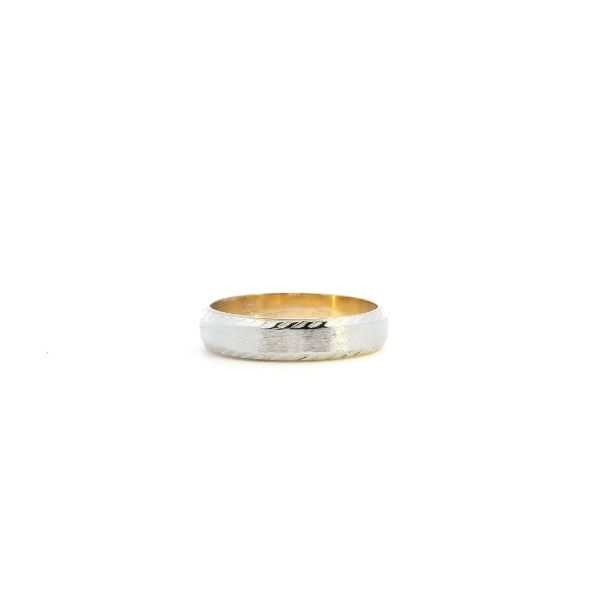Estate 14KWY Wedding Band Image 4 Kiefer Jewelers Lutz, FL