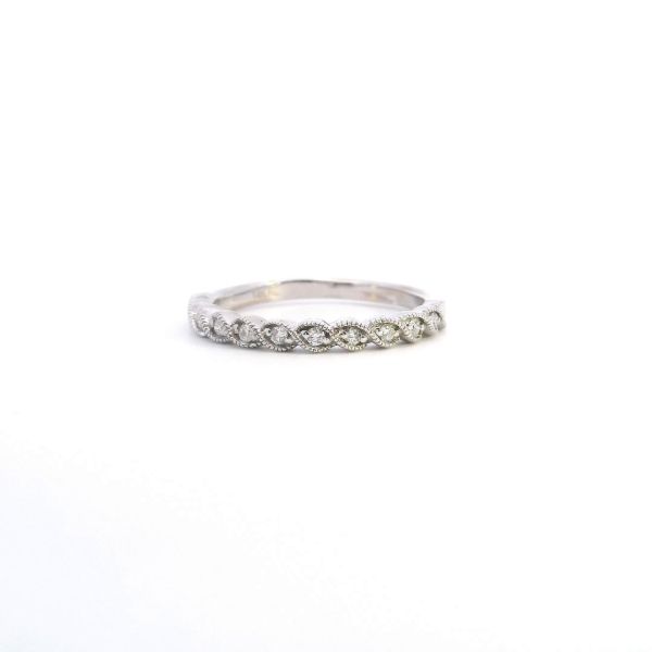 Estate 14KW 0.11CTW Diamond Twist Band Kiefer Jewelers Lutz, FL