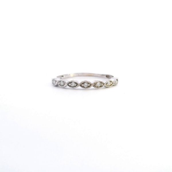 Estate 14KW .05CTW Diamond Twist Band Kiefer Jewelers Lutz, FL