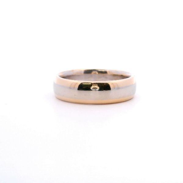 Estate 14KWY 6MM Domed Wedding Band Image 3 Kiefer Jewelers Lutz, FL