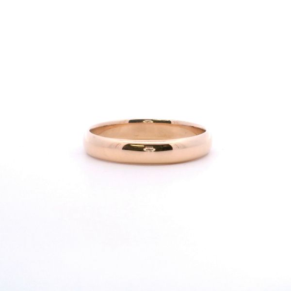 Estate 14KY 4MM Domed Wedding Band Image 3 Kiefer Jewelers Lutz, FL