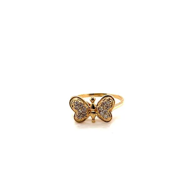 Estate 14K Butterly Diamond Ring Kiefer Jewelers Lutz, FL