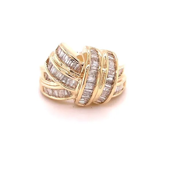 Estate 14K Baguette Diamond Ring Kiefer Jewelers Lutz, FL