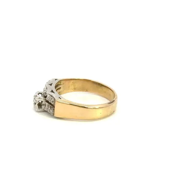 Estate 14K Diamond Wedding Set Image 4 Kiefer Jewelers Lutz, FL