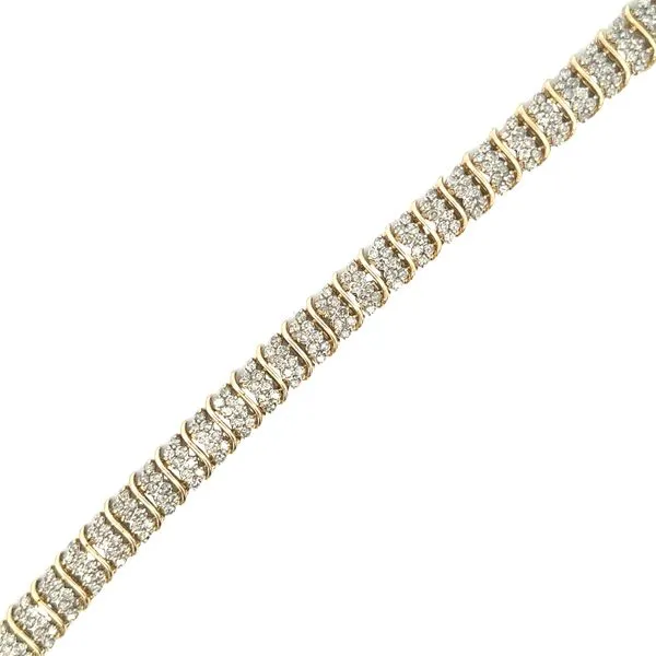 Estate 14K Diamond S Link Bracelet Kiefer Jewelers Lutz, FL