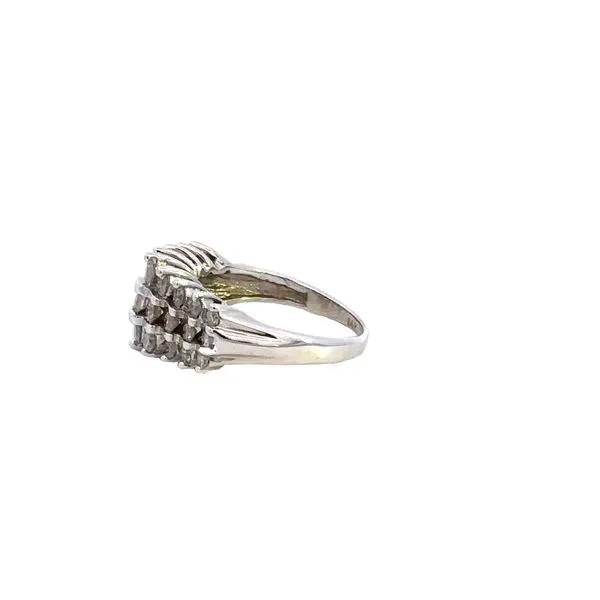 Estate 14K 1CTW Diamond Pyramid Ring Image 4 Kiefer Jewelers Lutz, FL