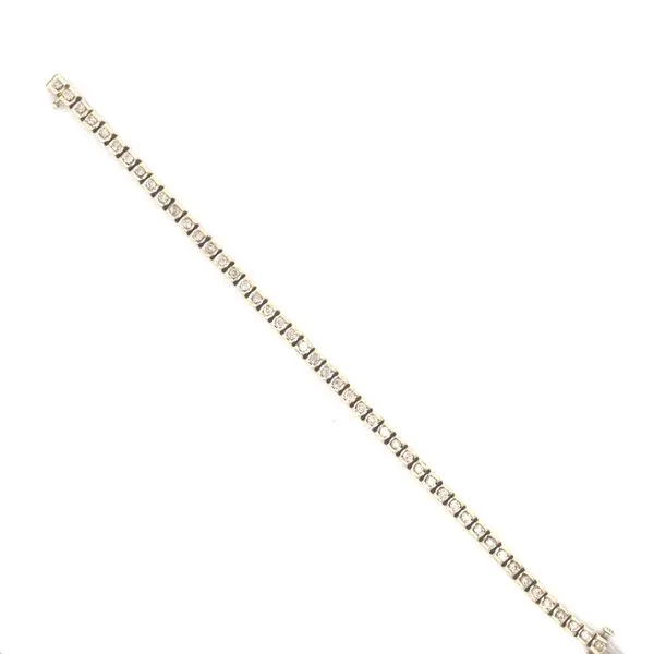 Estate 10KY Diamond Tennis Bracelet Image 3 Kiefer Jewelers Lutz, FL