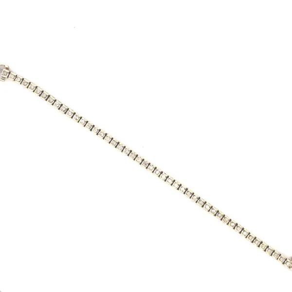 Estate 10KY Diamond Tennis Bracelet Image 4 Kiefer Jewelers Lutz, FL