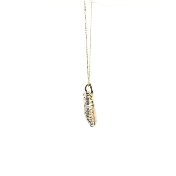 Estate 14KY Diamond Heart Pendant Image 4 Kiefer Jewelers Lutz, FL