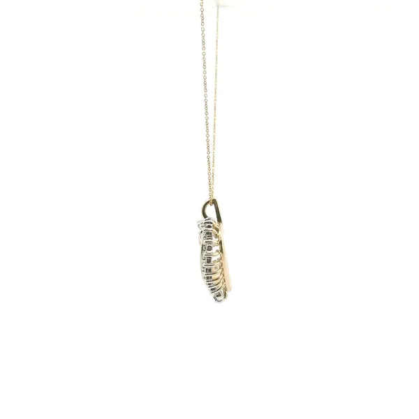 Estate 14KY Diamond Heart Pendant Image 4 Kiefer Jewelers Lutz, FL