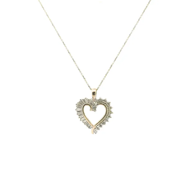 Estate 14KY Diamond Heart Pendant Kiefer Jewelers Lutz, FL