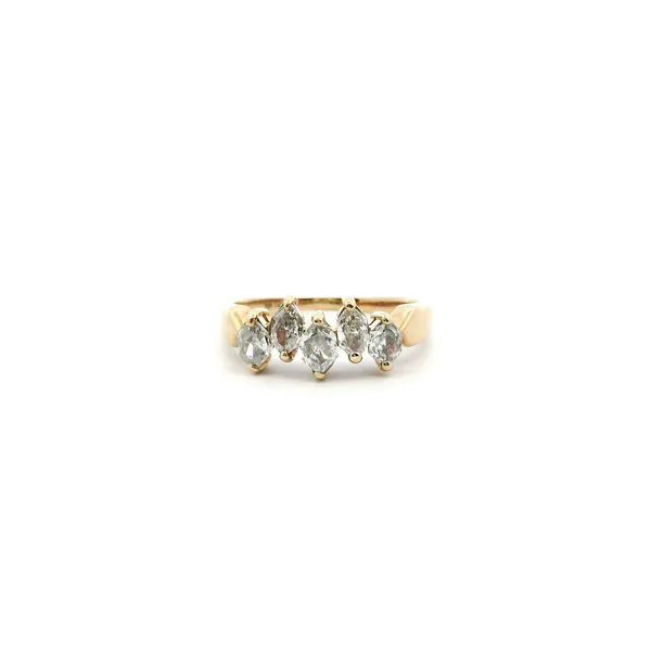 Estate 14KY Five Stone Diamond Band Kiefer Jewelers Lutz, FL