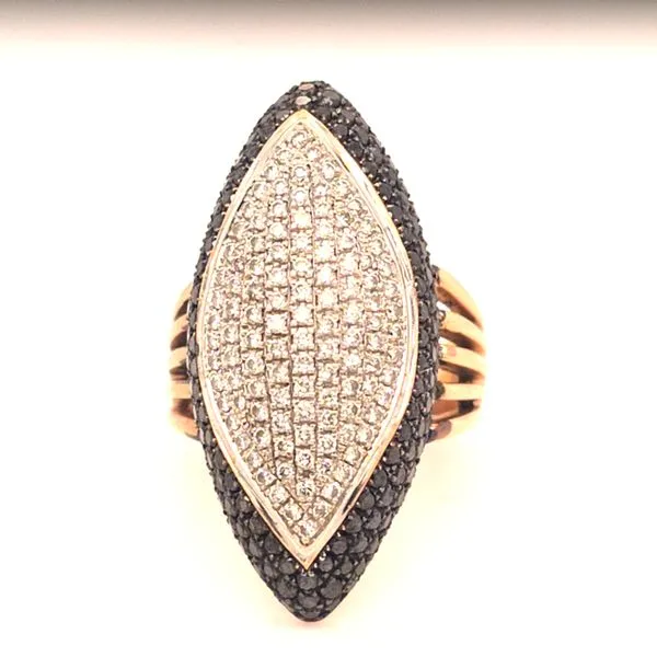 18K 18.7 gr Black and White Ring Kiefer Jewelers Lutz, FL