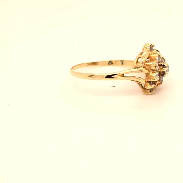14K .38 ctw Cluster Ring Image 2 Kiefer Jewelers Lutz, FL