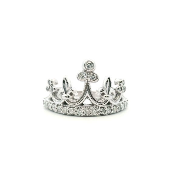 Estate 14KW 0.25CTW Diamond Tiara Ring Kiefer Jewelers Lutz, FL
