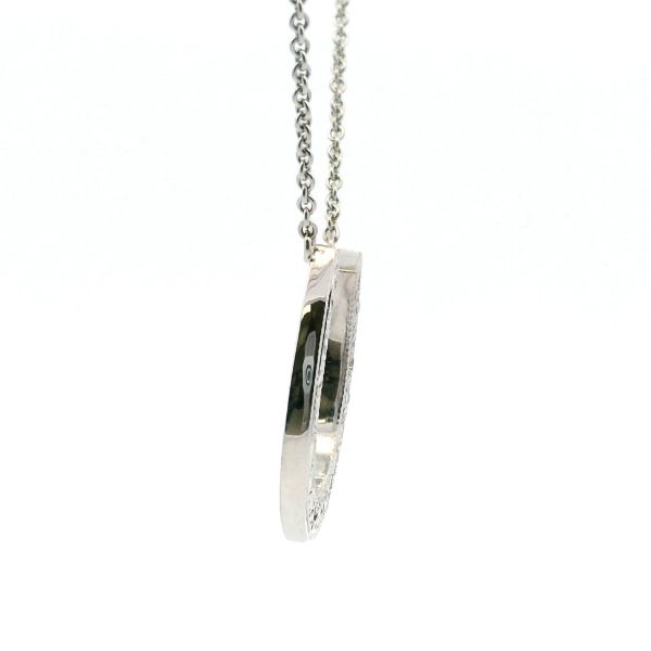 Estate 14KW 0.50CTW Horseshoe Necklace Image 3 Kiefer Jewelers Lutz, FL