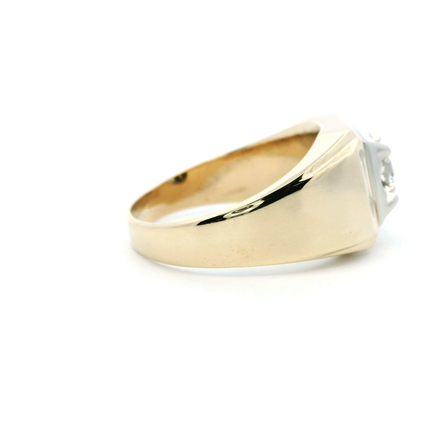 Estate 14KY Illusion Set Diamond Ring Image 3 Kiefer Jewelers Lutz, FL