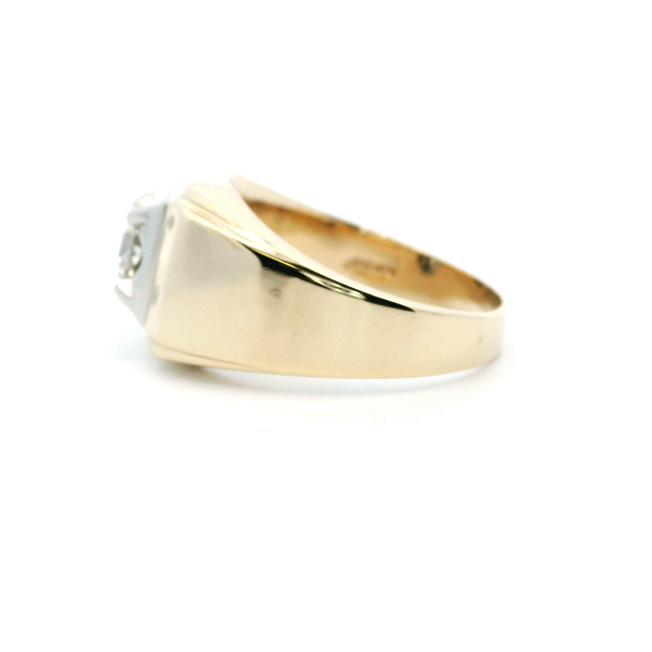 Estate 14KY Illusion Set Diamond Ring Image 4 Kiefer Jewelers Lutz, FL