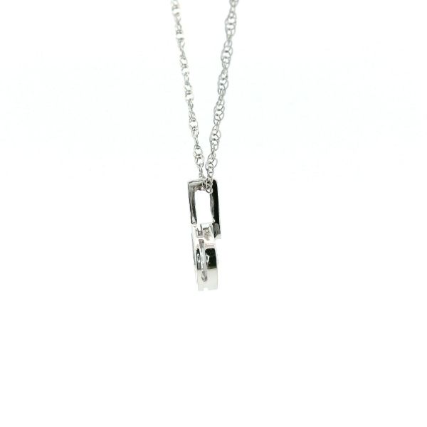 Estate 14KW Diamond Pendant Image 3 Kiefer Jewelers Lutz, FL