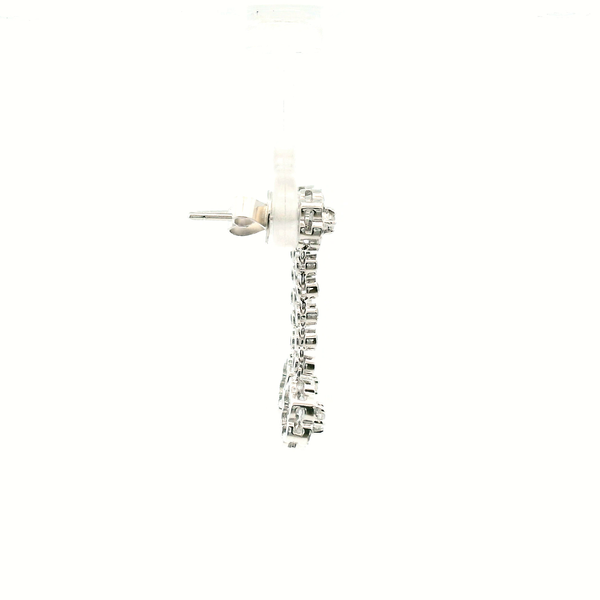 Estate 14KW 0.40CTW Diamond Florida Drop Earrings Image 3 Kiefer Jewelers Lutz, FL