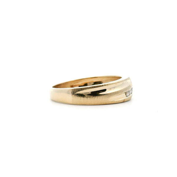 Estate 14KY 0.21CTW Diamond Wedding Band Image 3 Kiefer Jewelers Lutz, FL