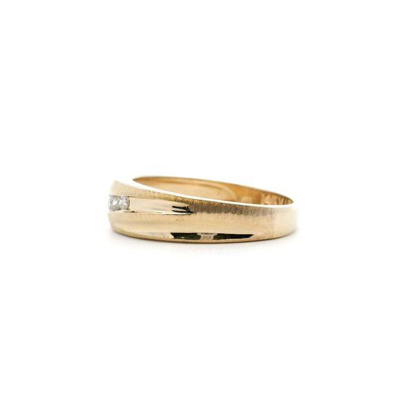 Estate 14KY 0.21CTW Diamond Wedding Band Image 4 Kiefer Jewelers Lutz, FL