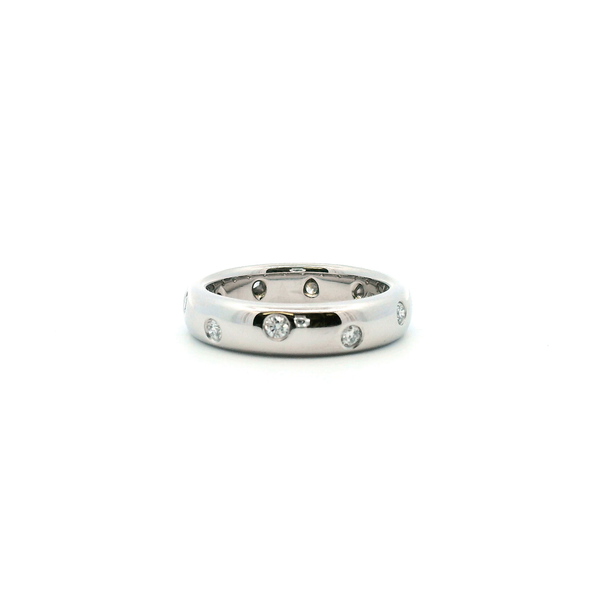 Estate Plat 0.30CTW Diamond Tiffany and Co Band Image 3 Kiefer Jewelers Lutz, FL