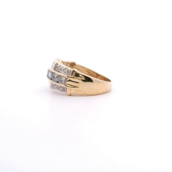Estate 10KY 1.0CTW Diamond Fashion Band Image 3 Kiefer Jewelers Lutz, FL
