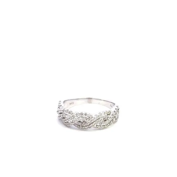 Estate 10K Diamond Twisted Ring Kiefer Jewelers Lutz, FL